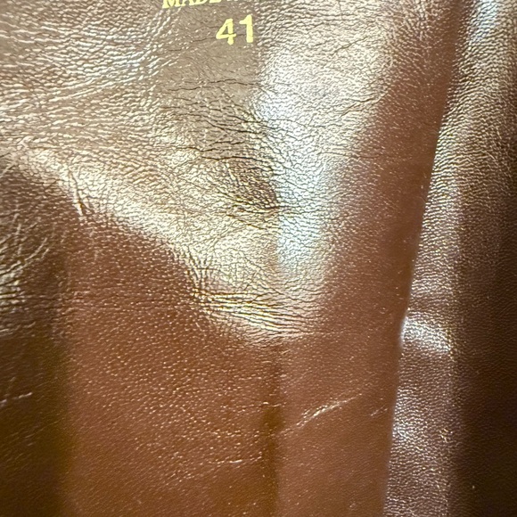 Paloma Barcelo Navy Wedge Boots with Fringe - Picture 10 of 11